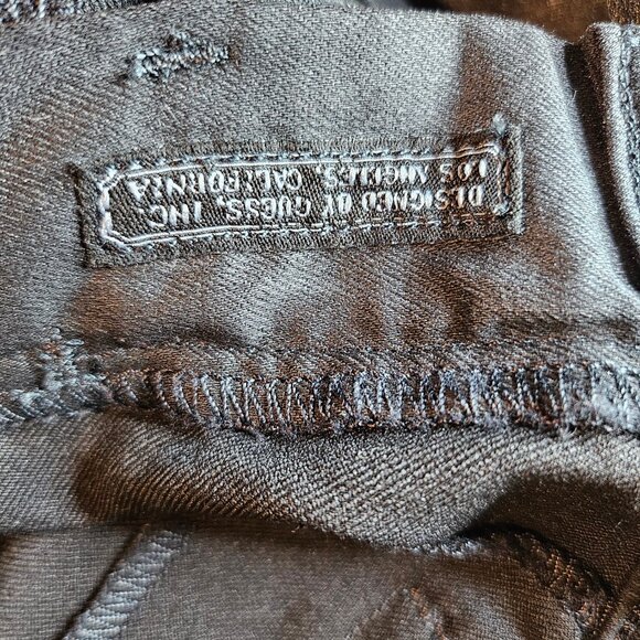 Guess Women's 1981 Metallic Skinny Low Rise Jeans - Size 25 - Picture 6 of 7
